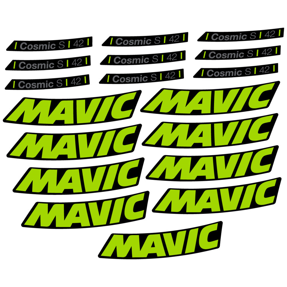 Decal for Mavic Cosmic S 42 DISC 2025, Road Wheel, bike sticker vinyl