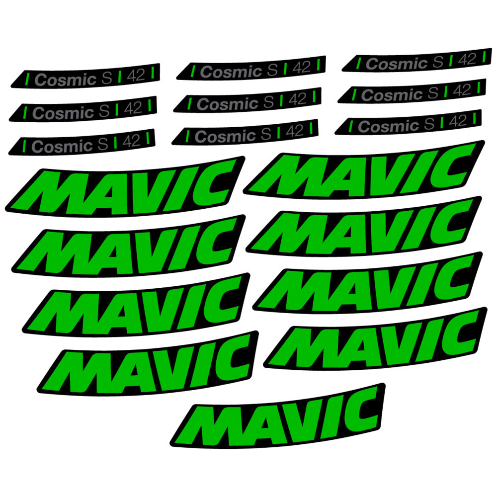 Decal for Mavic Cosmic S 42 DISC 2025, Road Wheel, bike sticker vinyl