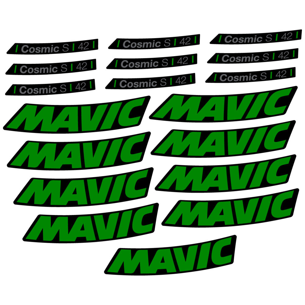 Decal for Mavic Cosmic S 42 DISC 2025, Road Wheel, bike sticker vinyl