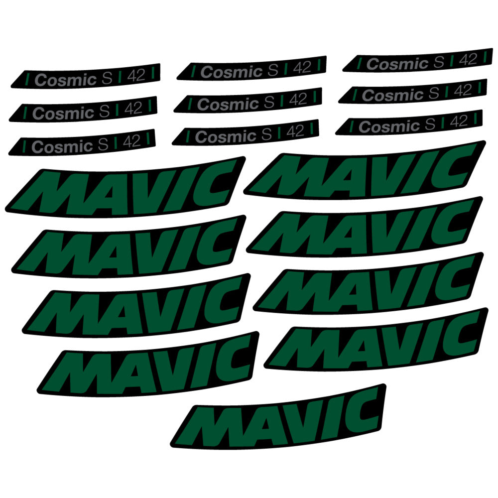 Decal for Mavic Cosmic S 42 DISC 2025, Road Wheel, bike sticker vinyl