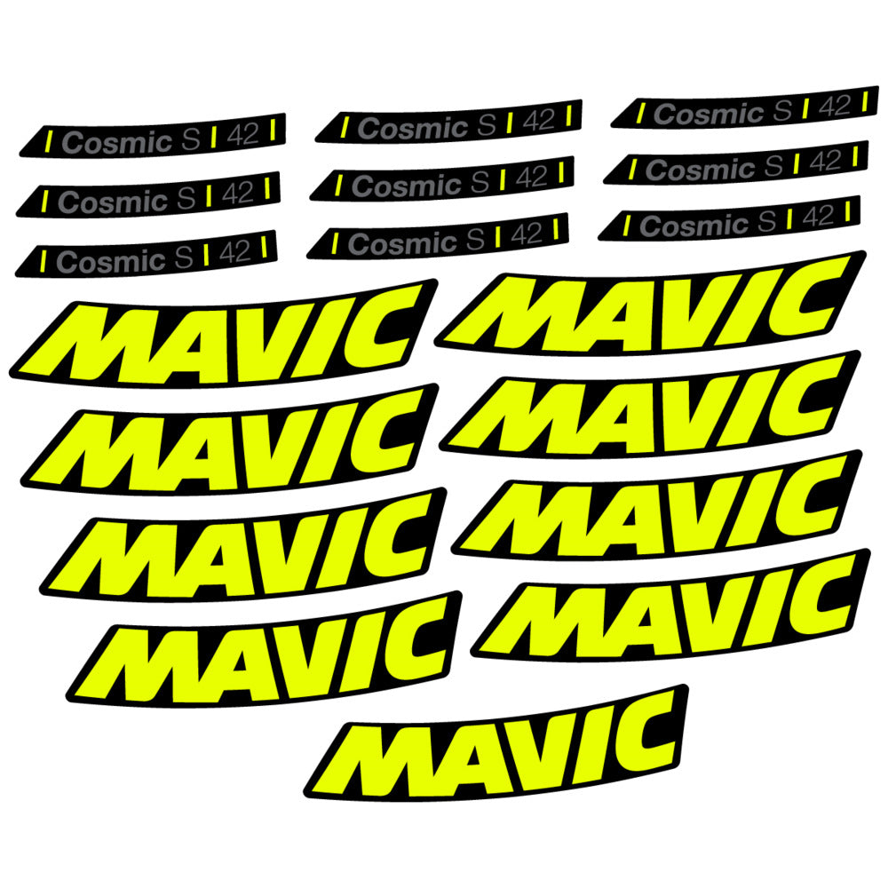 Decal for Mavic Cosmic S 42 DISC 2025, Road Wheel, bike sticker vinyl