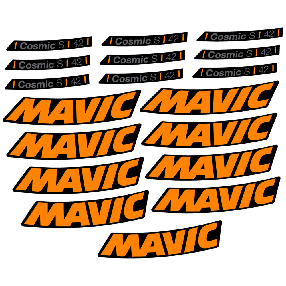 Decal for Mavic Cosmic S 42 DISC 2025, Road Wheel, bike sticker vinyl