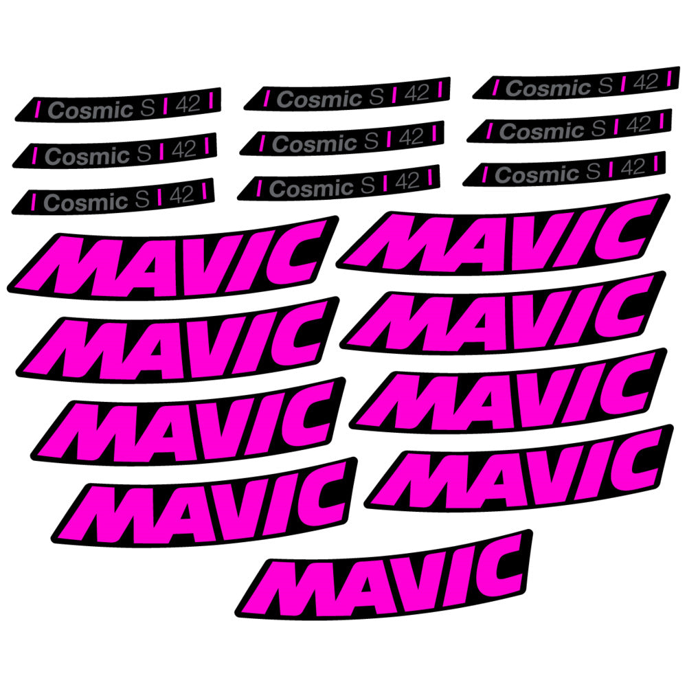 Decal for Mavic Cosmic S 42 DISC 2025, Road Wheel, bike sticker vinyl