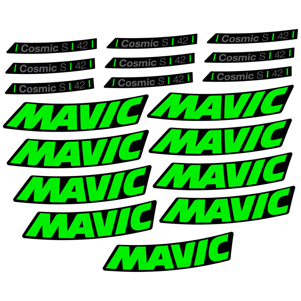 Decal for Mavic Cosmic S 42 DISC 2025, Road Wheel, bike sticker vinyl
