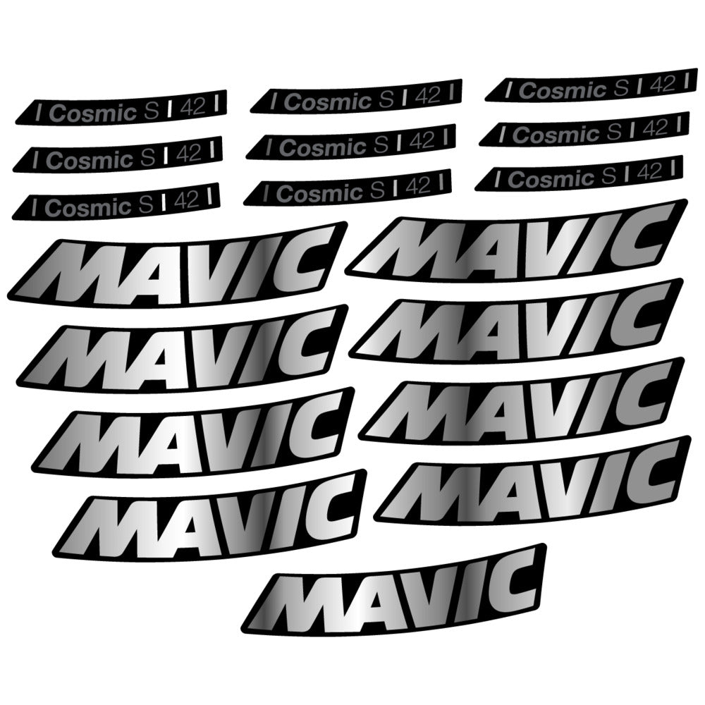 Decal for Mavic Cosmic S 42 DISC 2025, Road Wheel, bike sticker vinyl