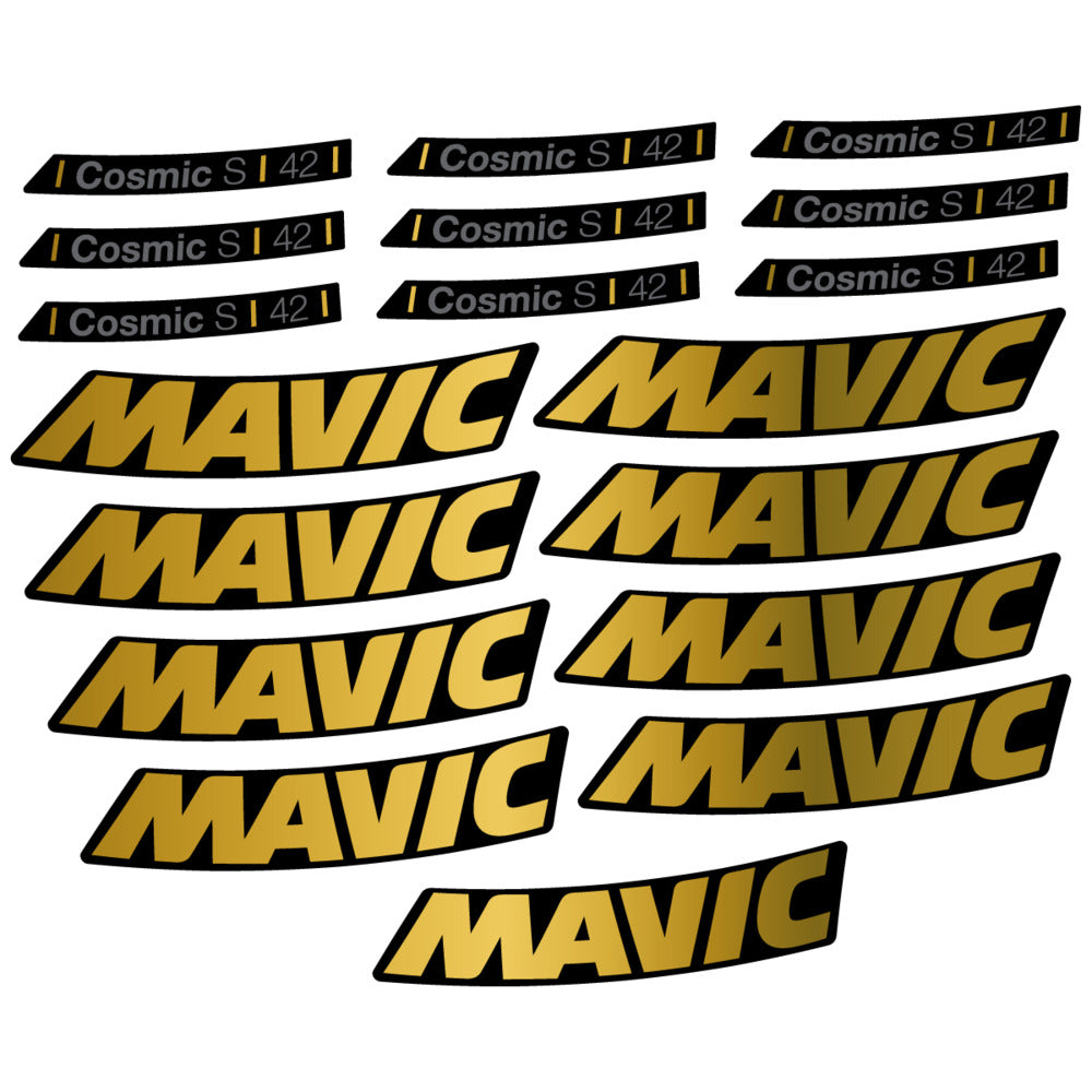 Decal for Mavic Cosmic S 42 DISC 2025, Road Wheel, bike sticker vinyl