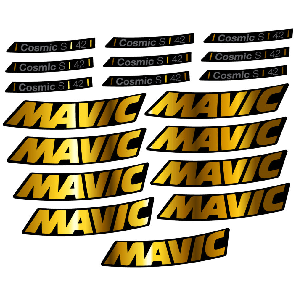 Decal for Mavic Cosmic S 42 DISC 2025, Road Wheel, bike sticker vinyl