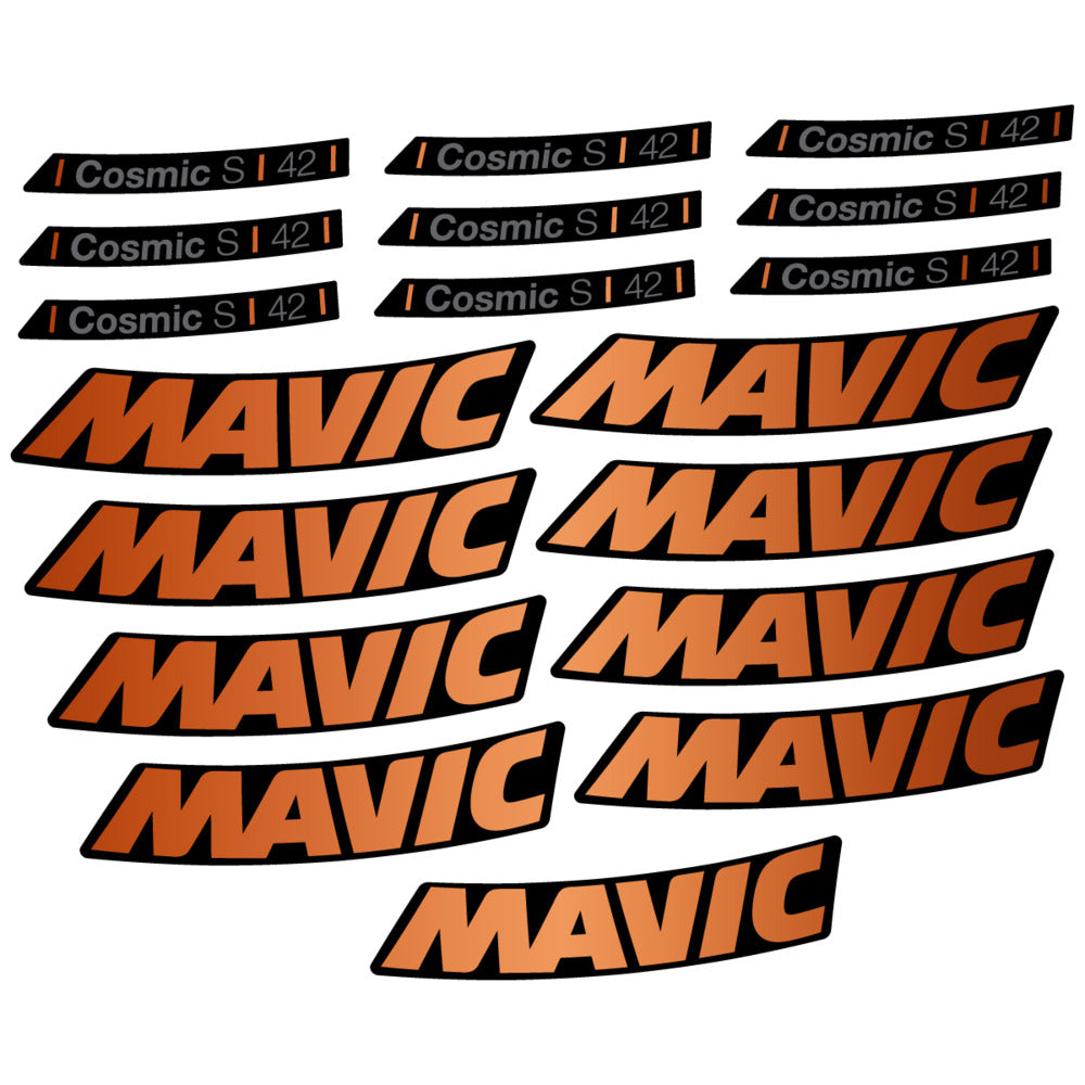 Decal for Mavic Cosmic S 42 DISC 2025, Road Wheel, bike sticker vinyl