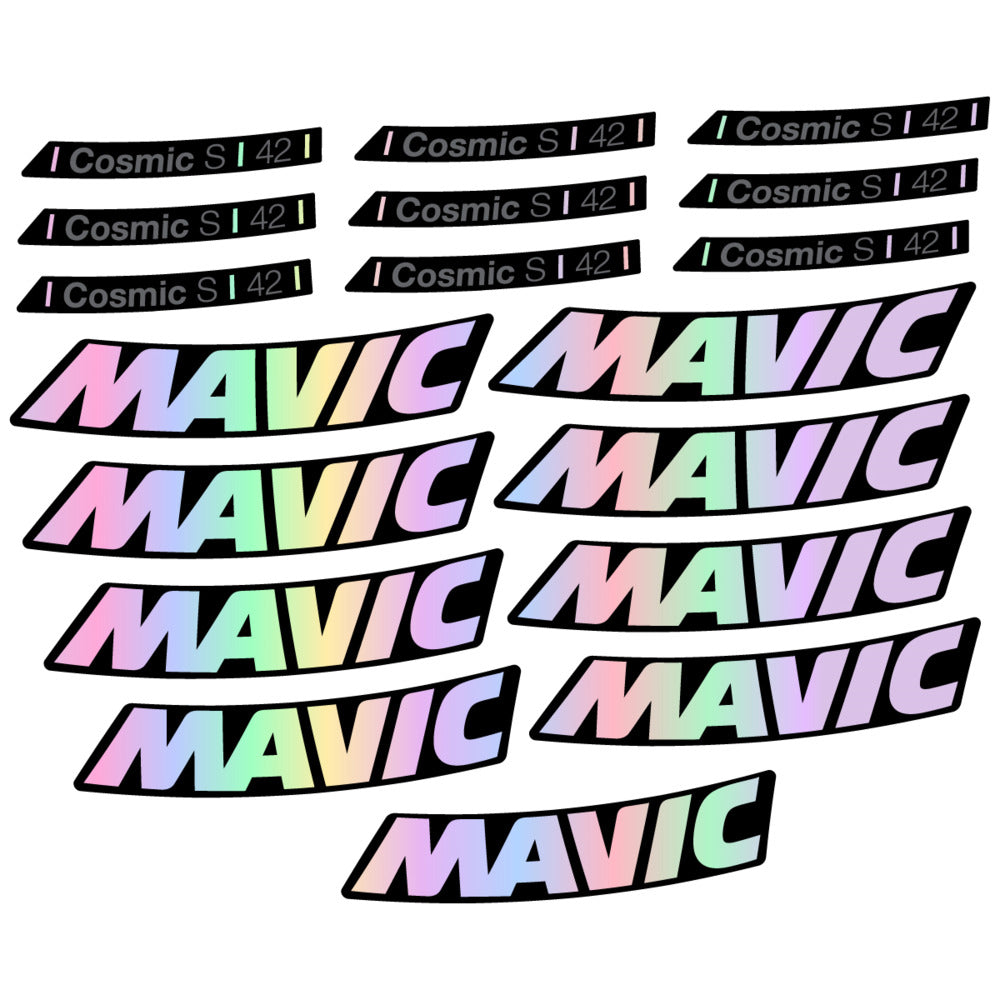 Decal for Mavic Cosmic S 42 DISC 2025, Road Wheel, bike sticker vinyl