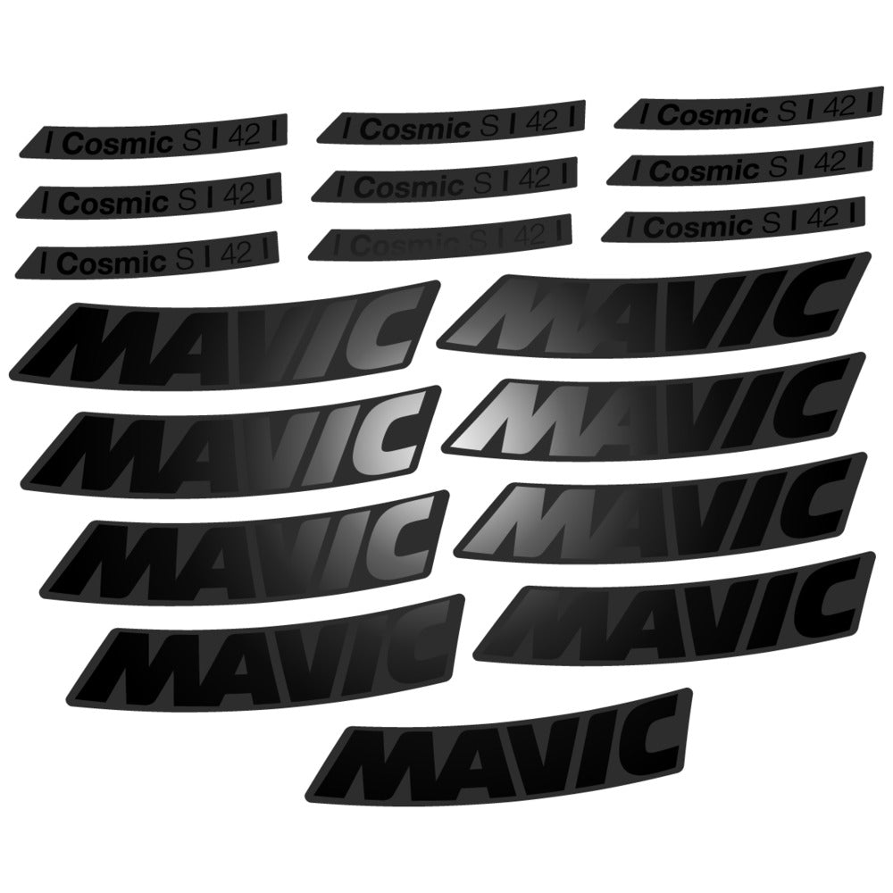 Decal for Mavic Cosmic S 42 DISC 2025, Road Wheel, bike sticker vinyl
