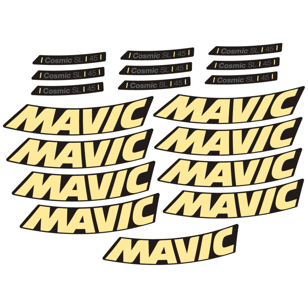 Decal for Mavic Cosmic SL 45 2025, Road Wheel, bike sticker vinyl