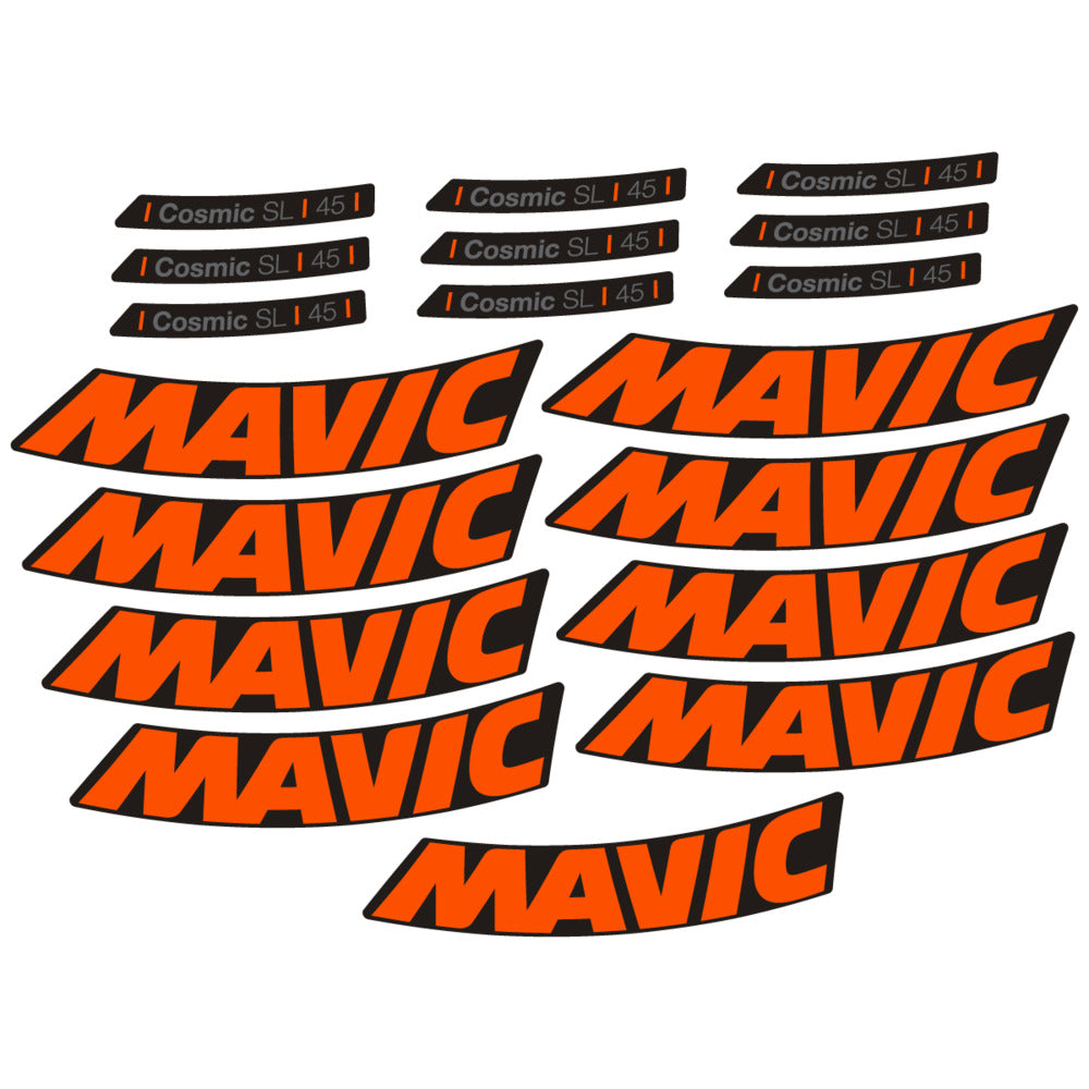 Decal for Mavic Cosmic SL 45 2025, Road Wheel, bike sticker vinyl