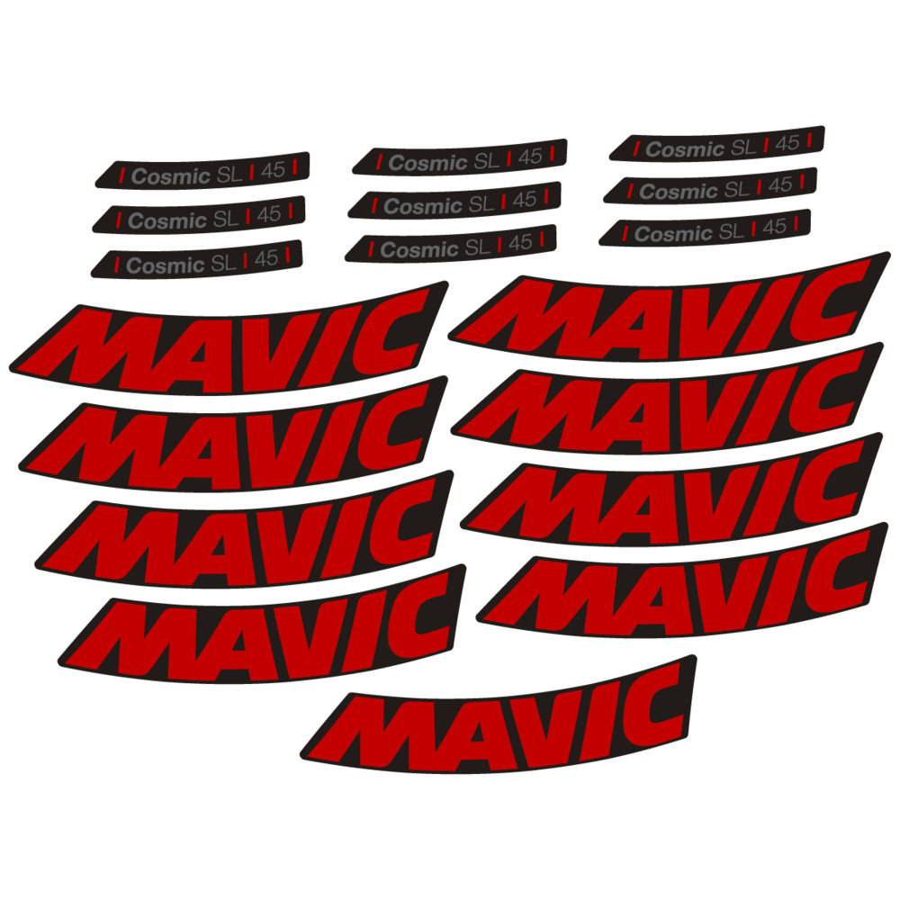 Decal for Mavic Cosmic SL 45 2025, Road Wheel, bike sticker vinyl