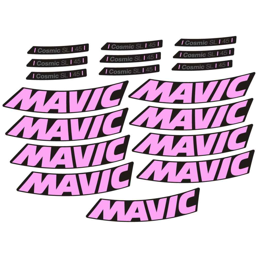 Decal for Mavic Cosmic SL 45 2025, Road Wheel, bike sticker vinyl