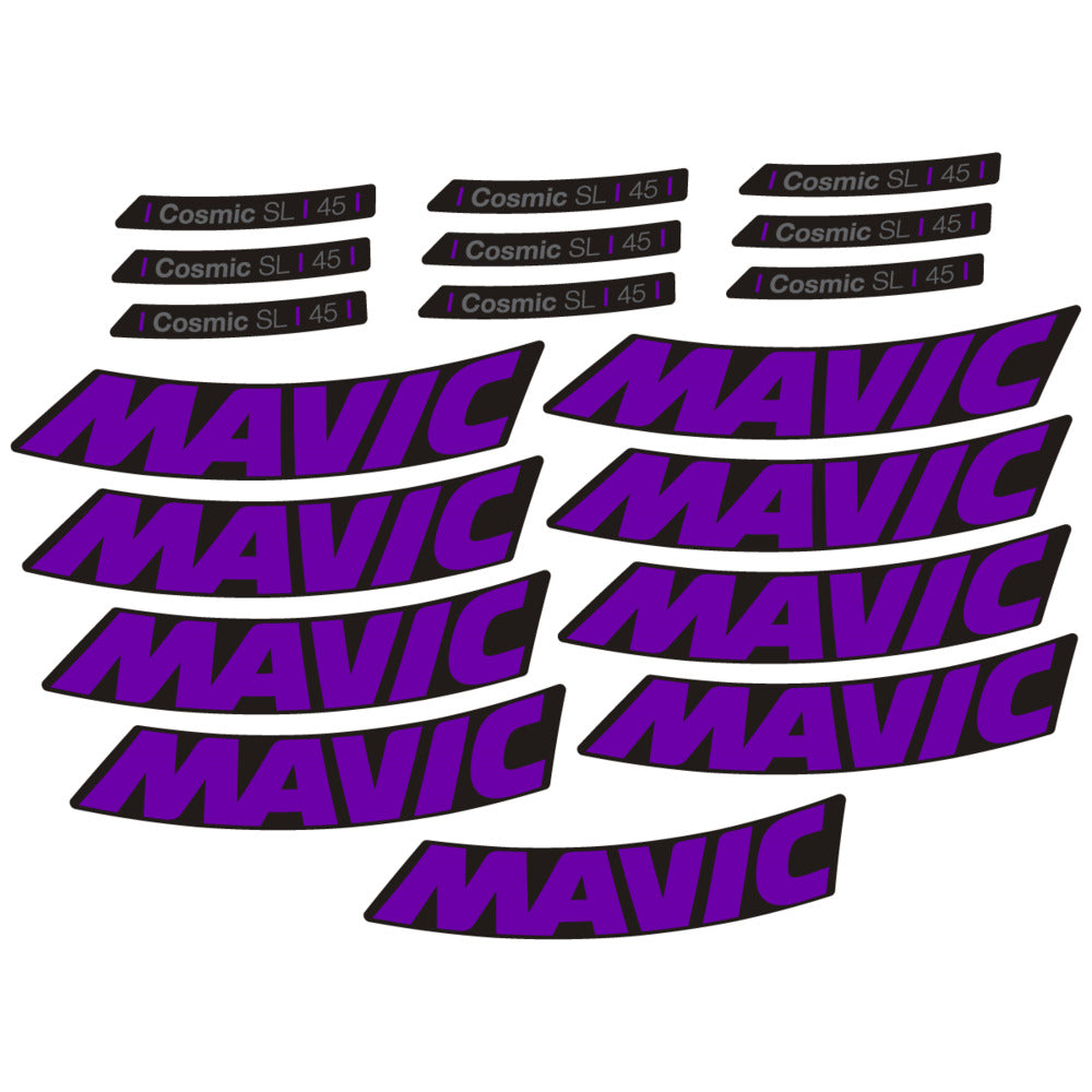 Decal for Mavic Cosmic SL 45 2025, Road Wheel, bike sticker vinyl