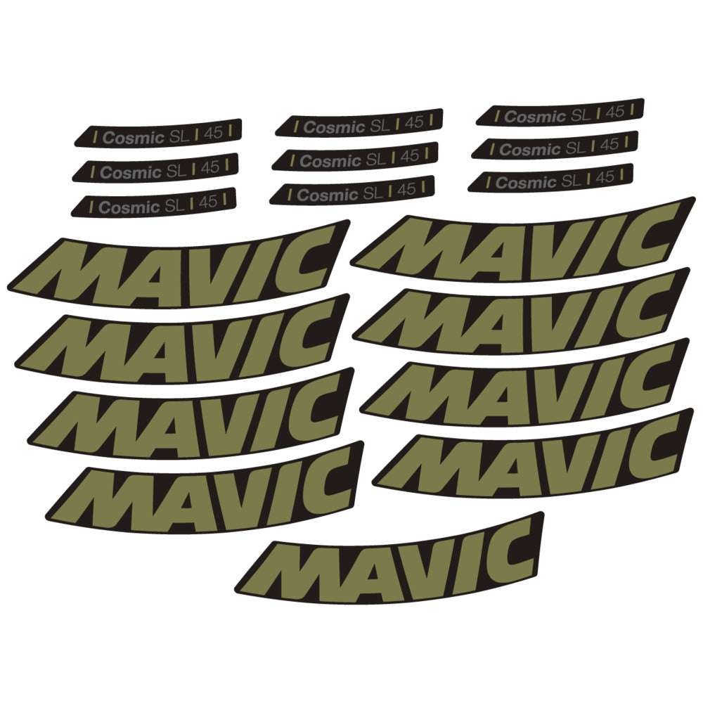 Decal for Mavic Cosmic SL 45 2025, Road Wheel, bike sticker vinyl