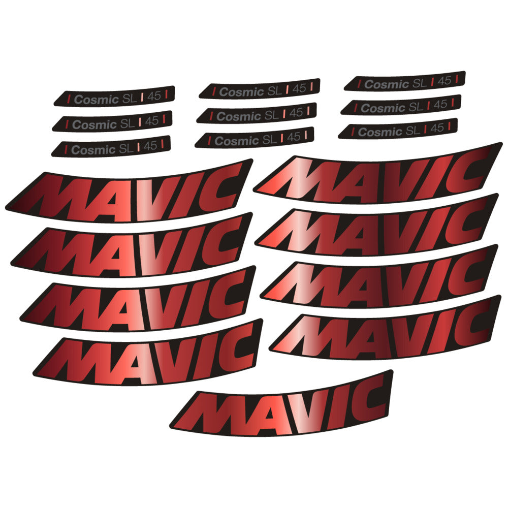 Decal for Mavic Cosmic SL 45 2025, Road Wheel, bike sticker vinyl