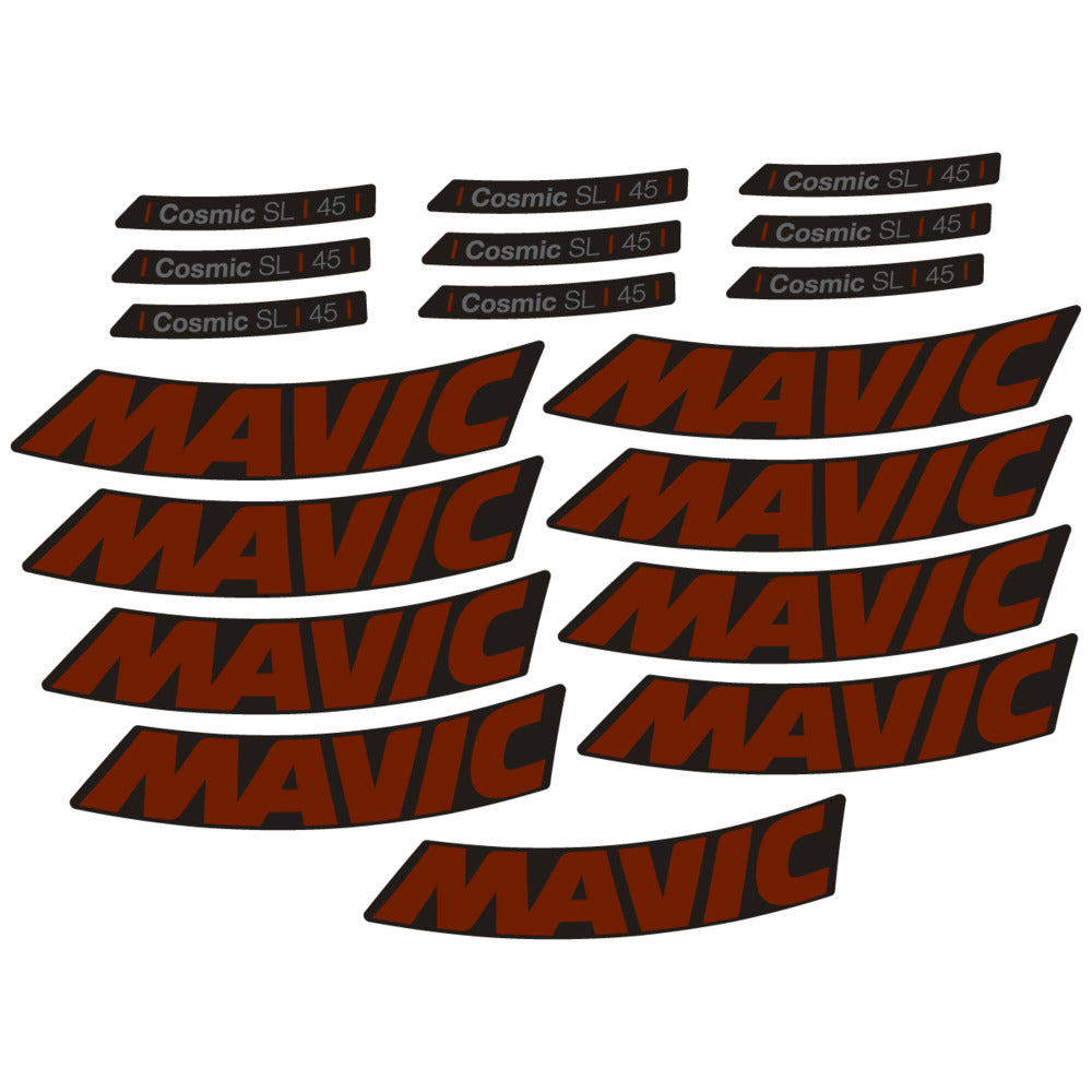 Decal for Mavic Cosmic SL 45 2025, Road Wheel, bike sticker vinyl