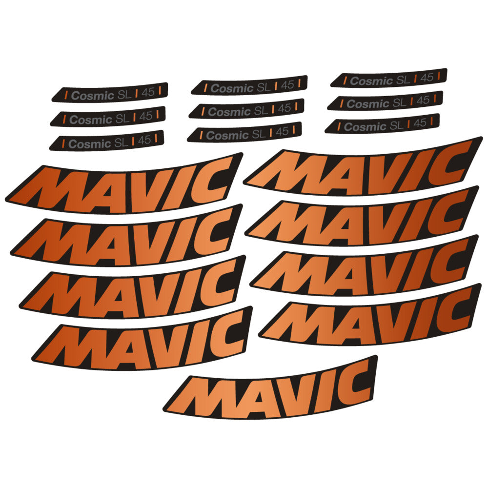 Decal for Mavic Cosmic SL 45 2025, Road Wheel, bike sticker vinyl