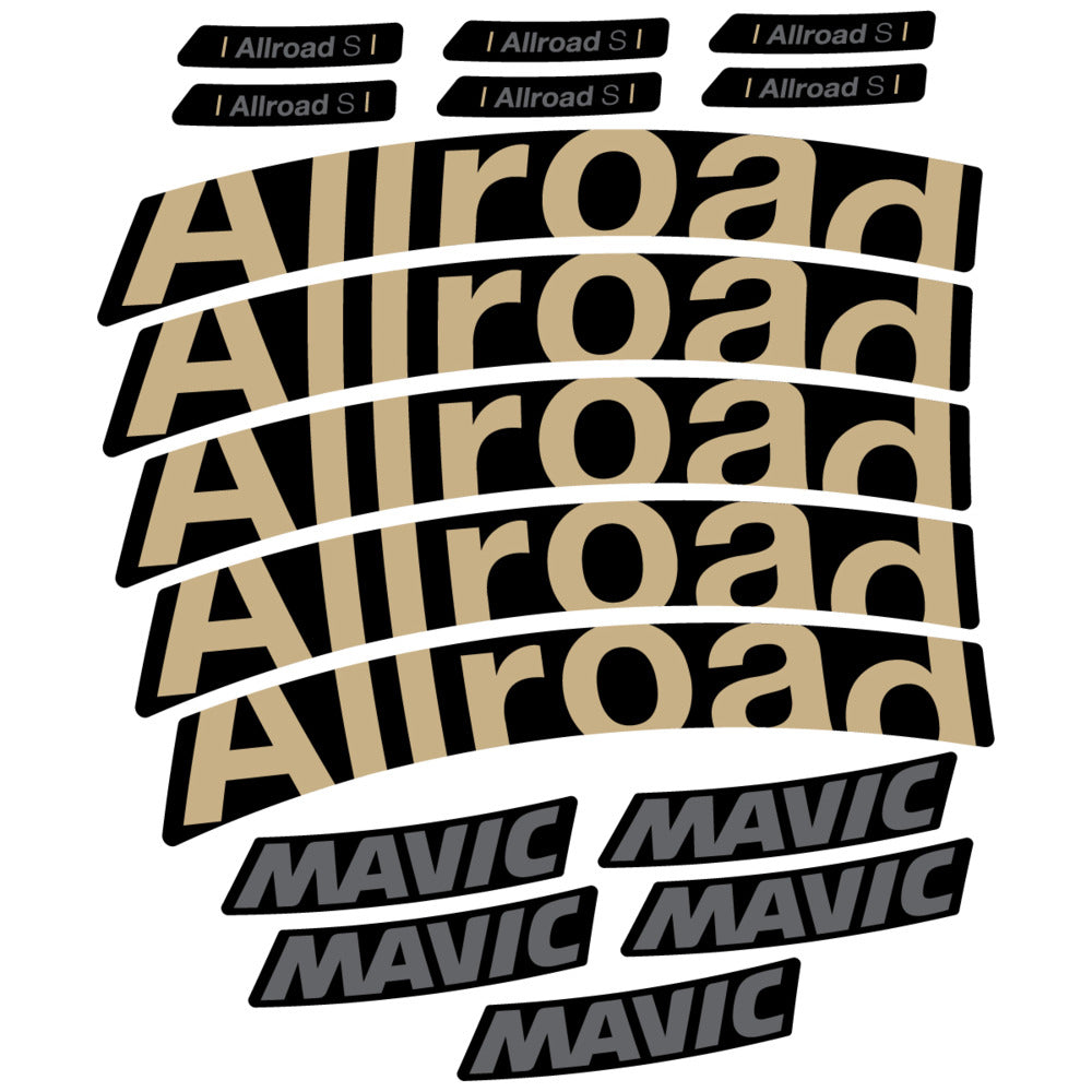 Decal for Mavic Allroad S 2025, Road Wheel, bike sticker vinyl