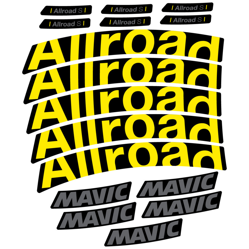 Decal for Mavic Allroad S 2025, Road Wheel, bike sticker vinyl