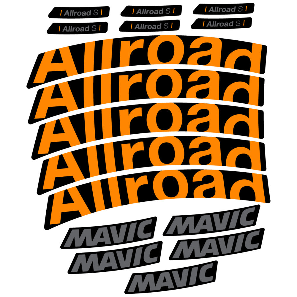 Decal for Mavic Allroad S 2025, Road Wheel, bike sticker vinyl