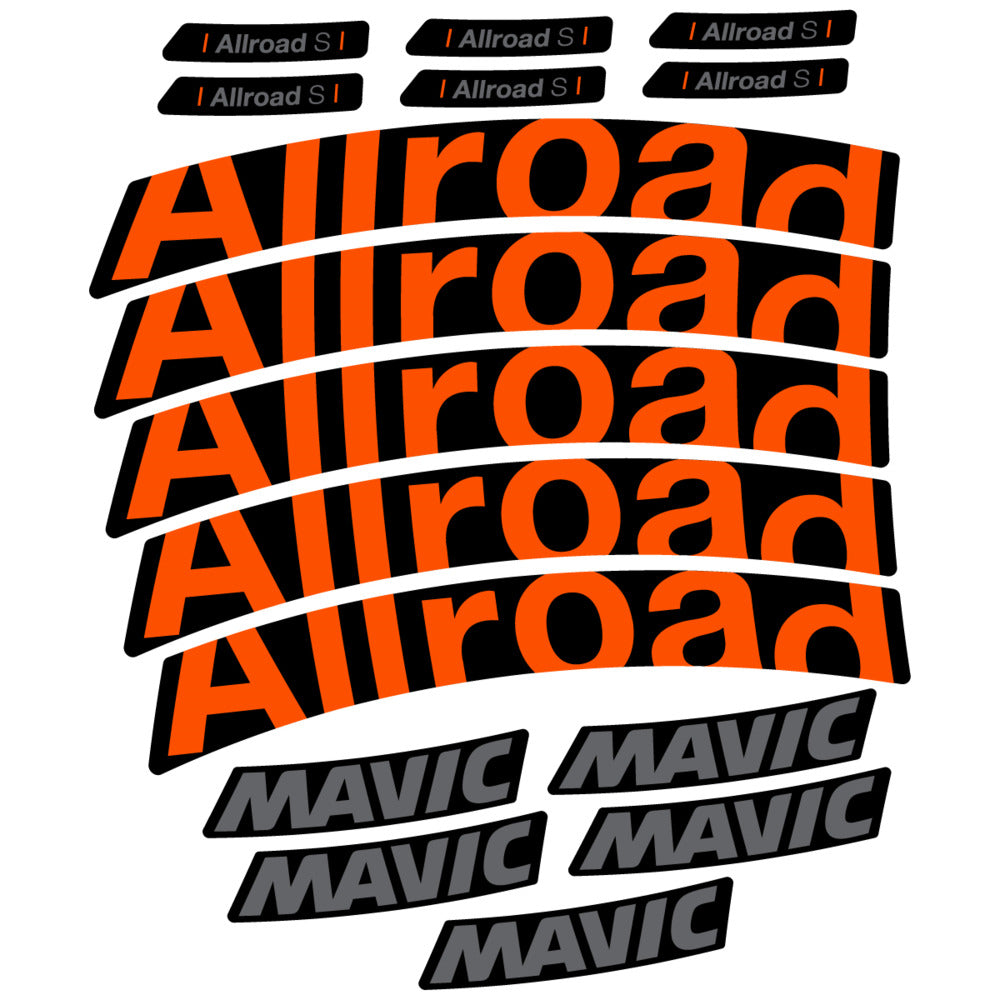 Decal for Mavic Allroad S 2025, Road Wheel, bike sticker vinyl