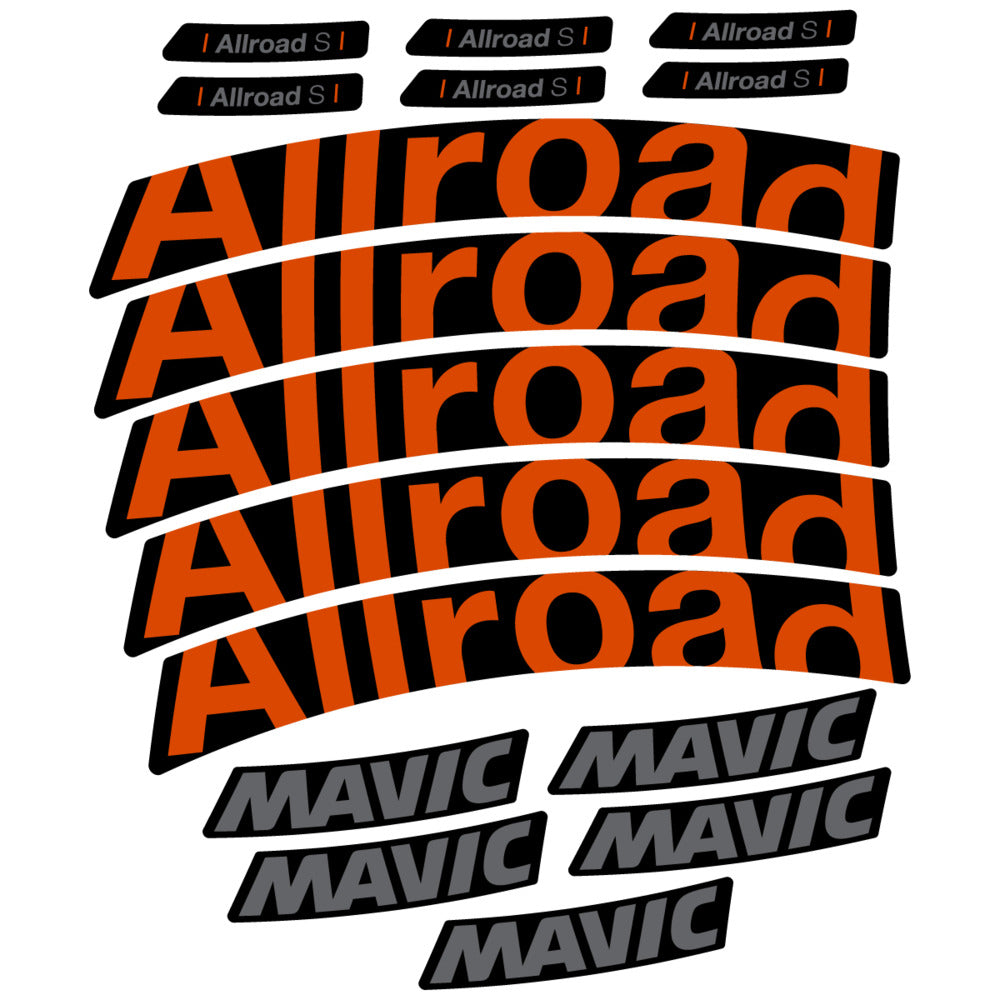 Decal for Mavic Allroad S 2025, Road Wheel, bike sticker vinyl