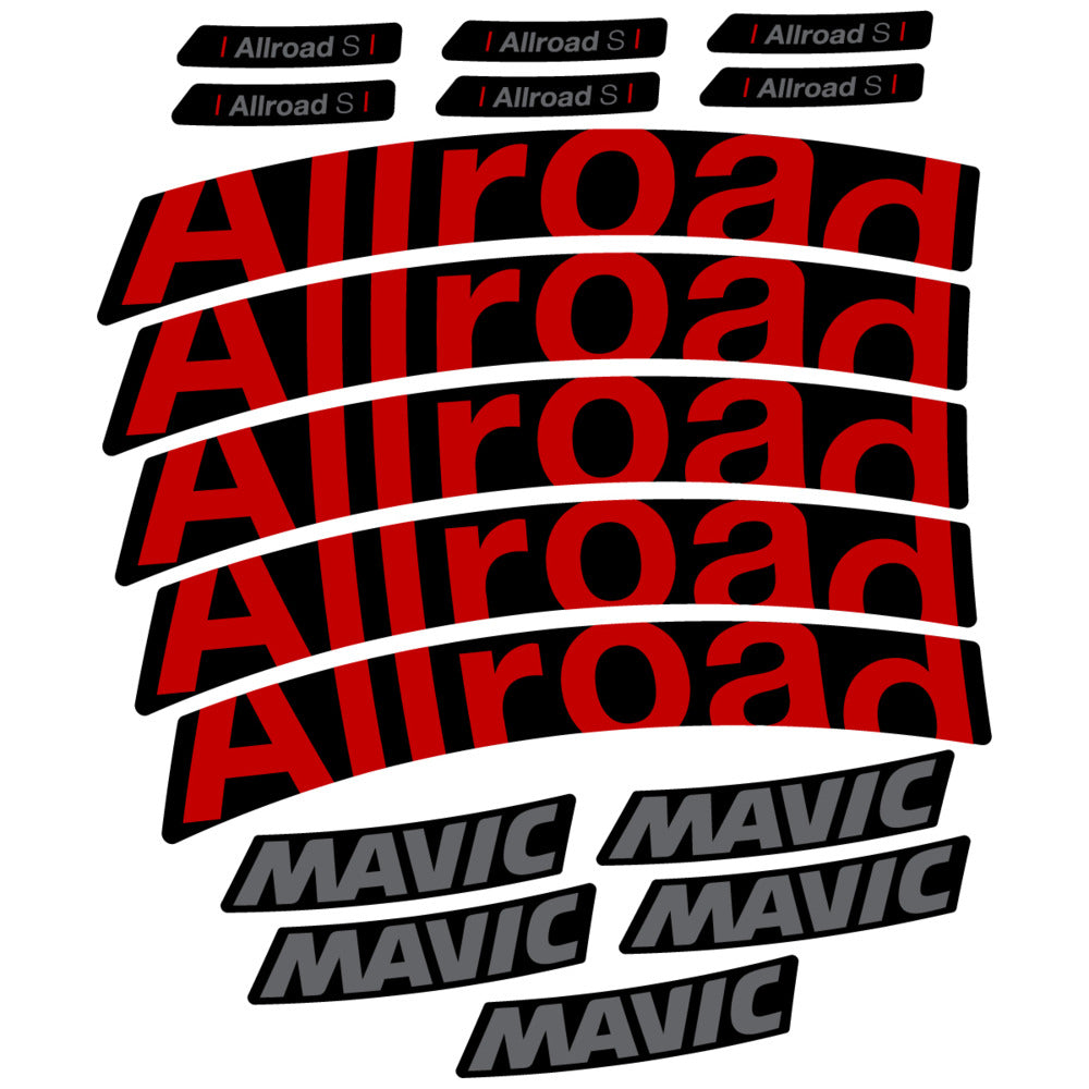Decal for Mavic Allroad S 2025, Road Wheel, bike sticker vinyl