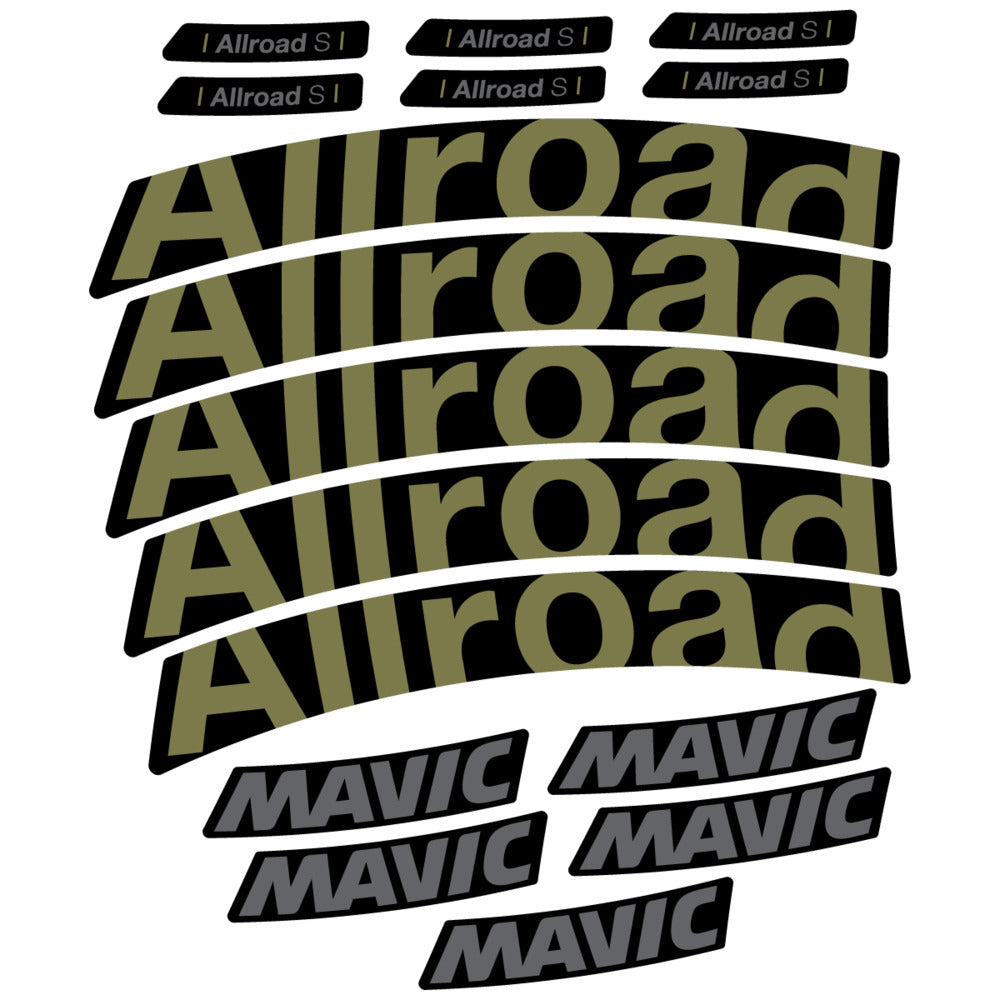 Decal for Mavic Allroad S 2025, Road Wheel, bike sticker vinyl