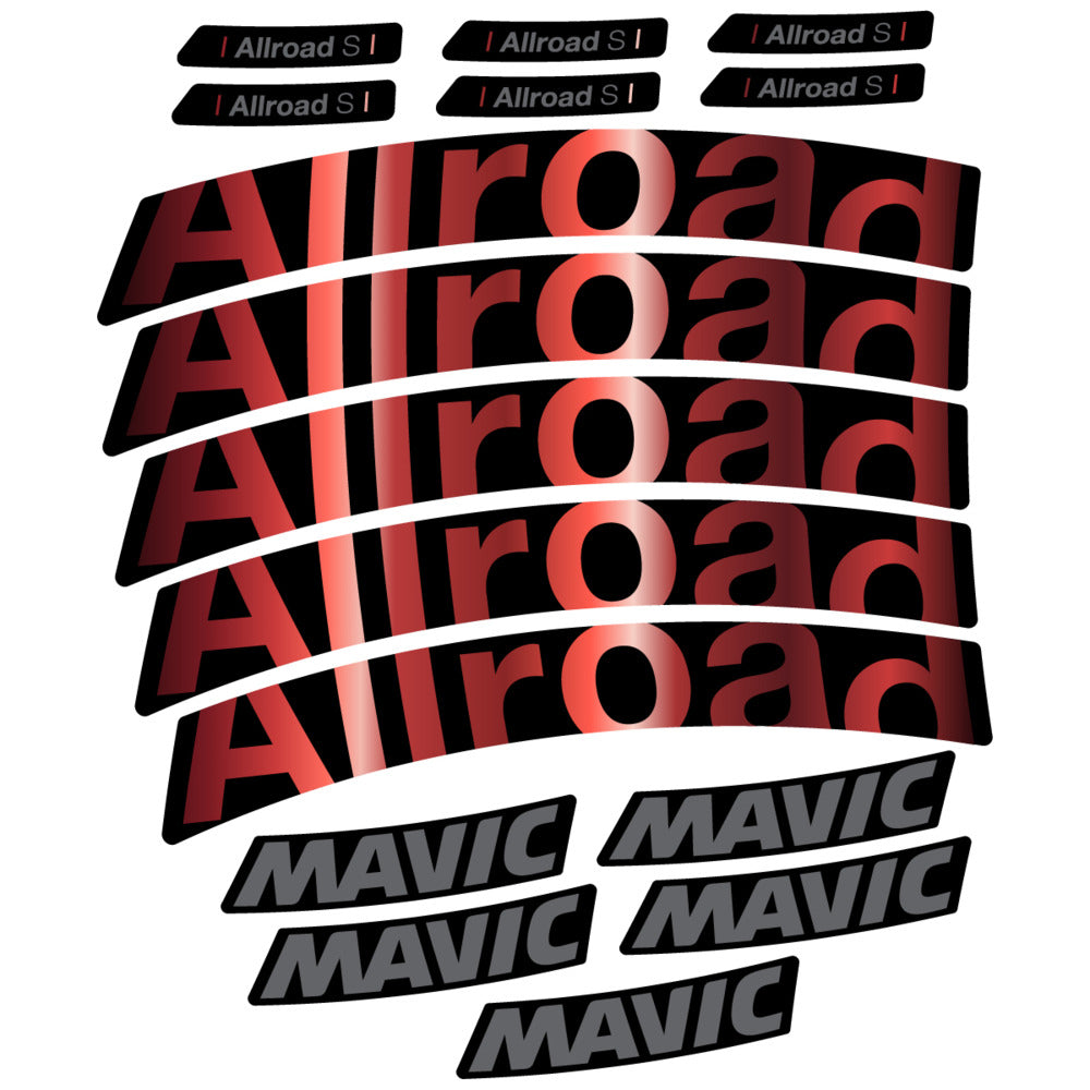 Decal for Mavic Allroad S 2025, Road Wheel, bike sticker vinyl