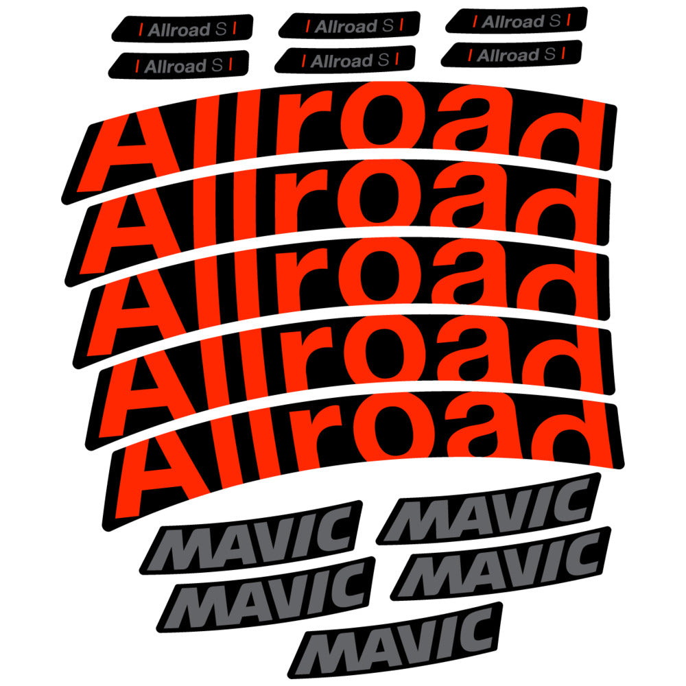 Decal for Mavic Allroad S 2025, Road Wheel, bike sticker vinyl