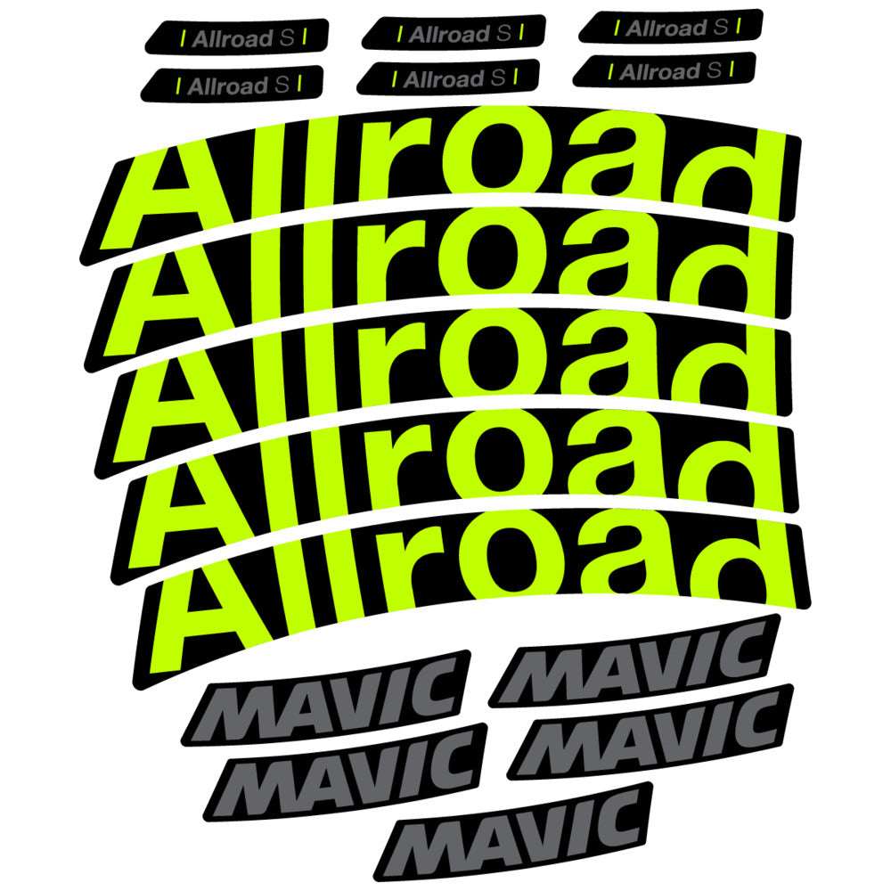 Decal for Mavic Allroad S 2025, Road Wheel, bike sticker vinyl