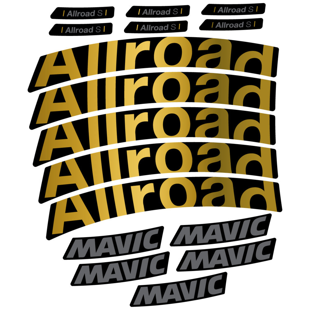Decal for Mavic Allroad S 2025, Road Wheel, bike sticker vinyl