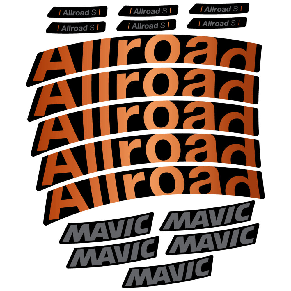 Decal for Mavic Allroad S 2025, Road Wheel, bike sticker vinyl