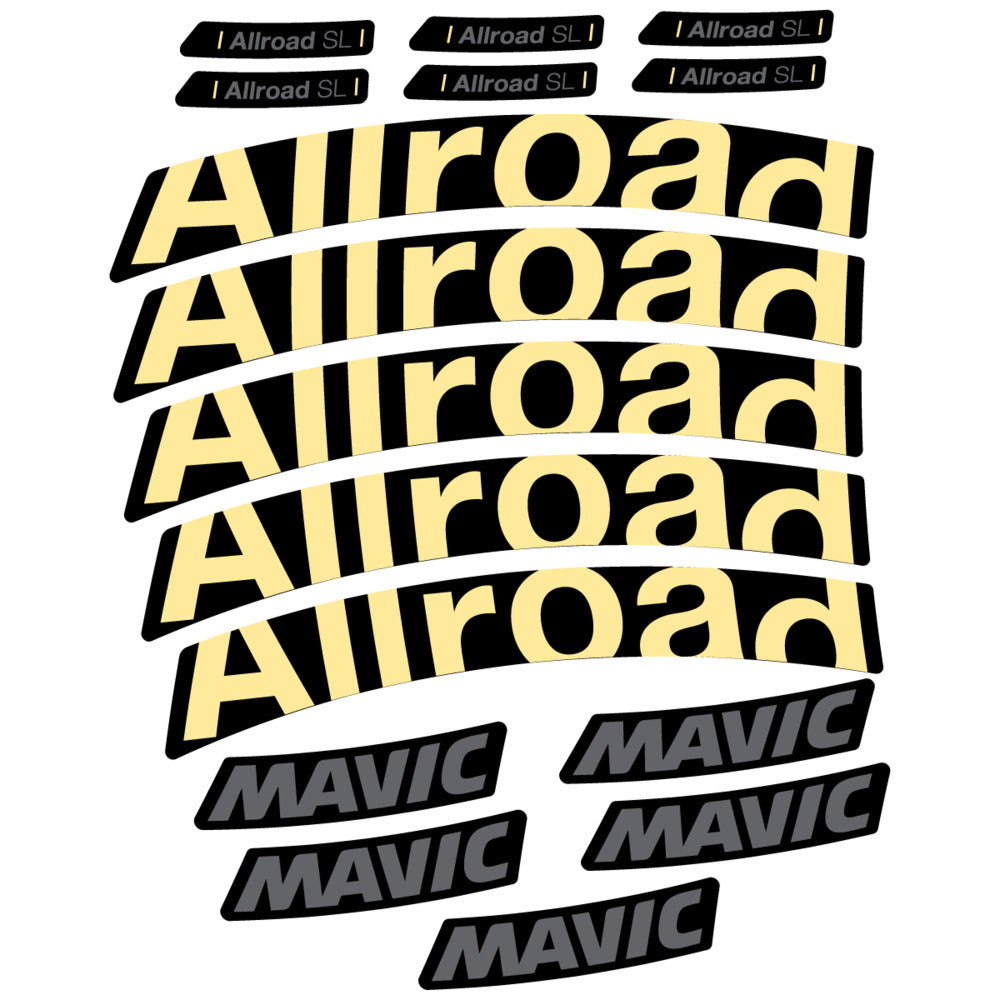 Decal for Mavic Allroad SL 2025, Road Wheel, bike sticker vinyl