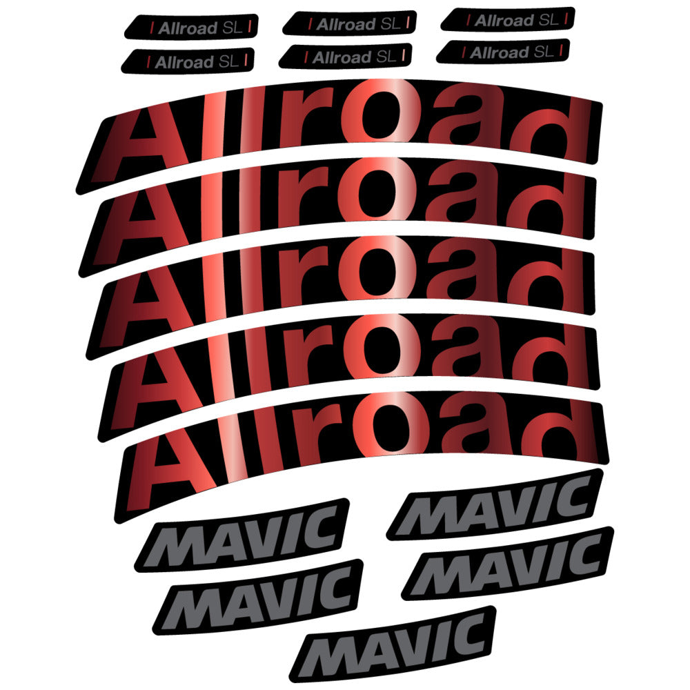 Decal for Mavic Allroad SL 2025, Road Wheel, bike sticker vinyl