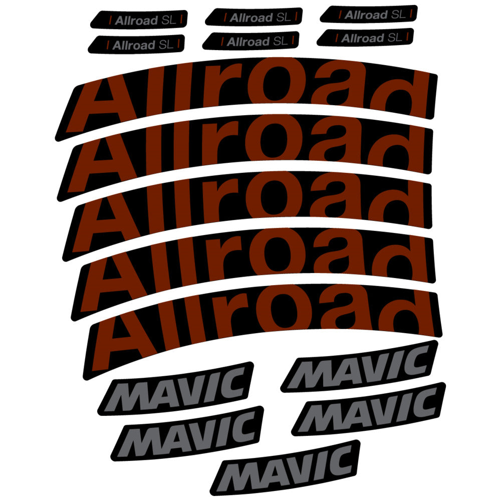 Decal for Mavic Allroad SL 2025, Road Wheel, bike sticker vinyl