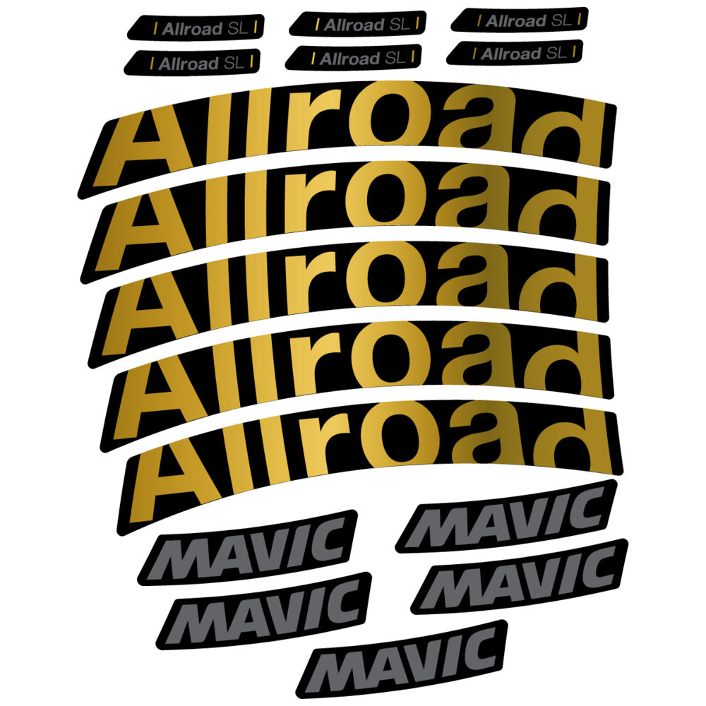 Decal for Mavic Allroad SL 2025, Road Wheel, bike sticker vinyl