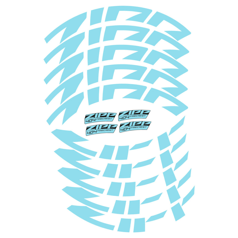 Compatible Decal Zipp 404 Firecrest 2022, Road Wheel, bike sticker vinyl