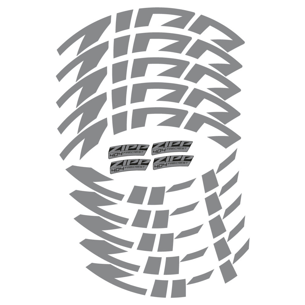 Compatible Decal Zipp 404 Firecrest 2022, Road Wheel, bike sticker vinyl