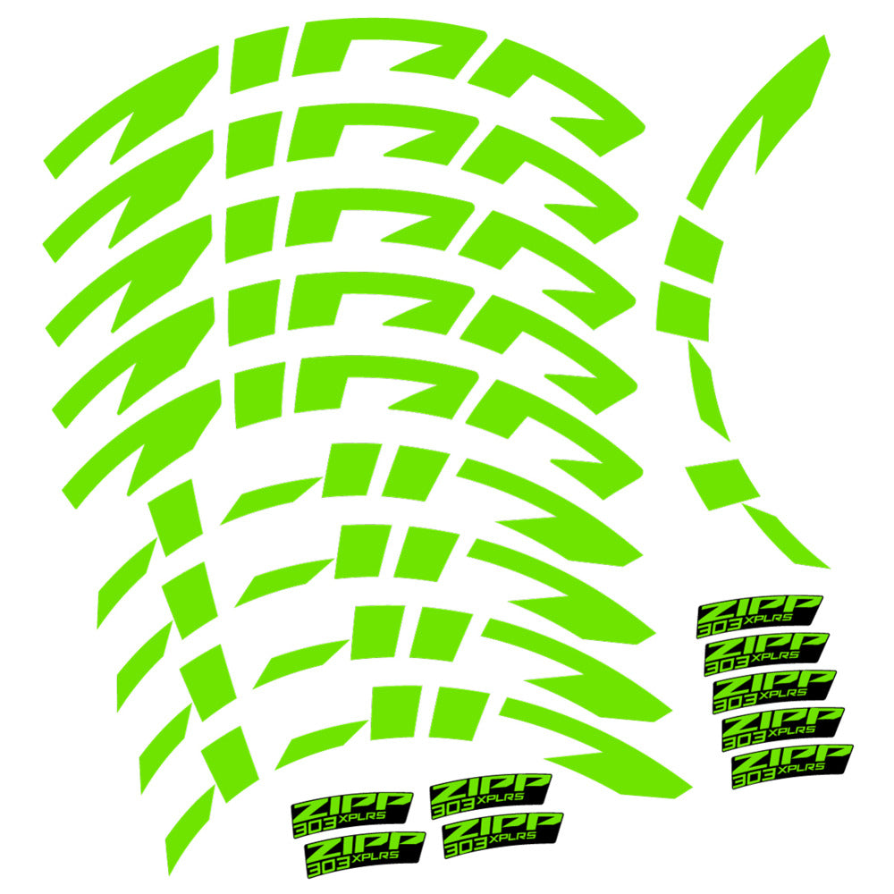 Compatible Decal Zipp 303 XPLR S, Road Wheel, bike sticker vinyl