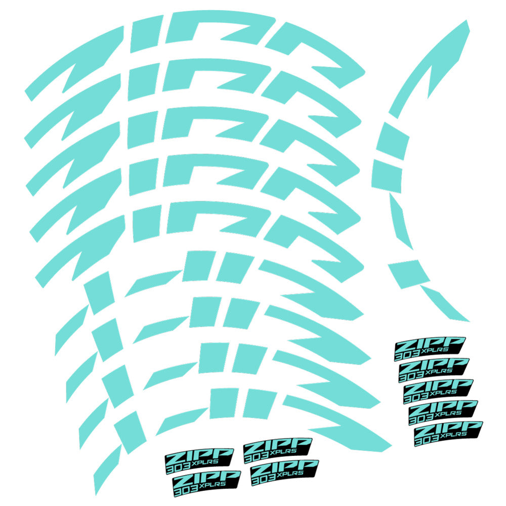 Compatible Decal Zipp 303 XPLR S, Road Wheel, bike sticker vinyl