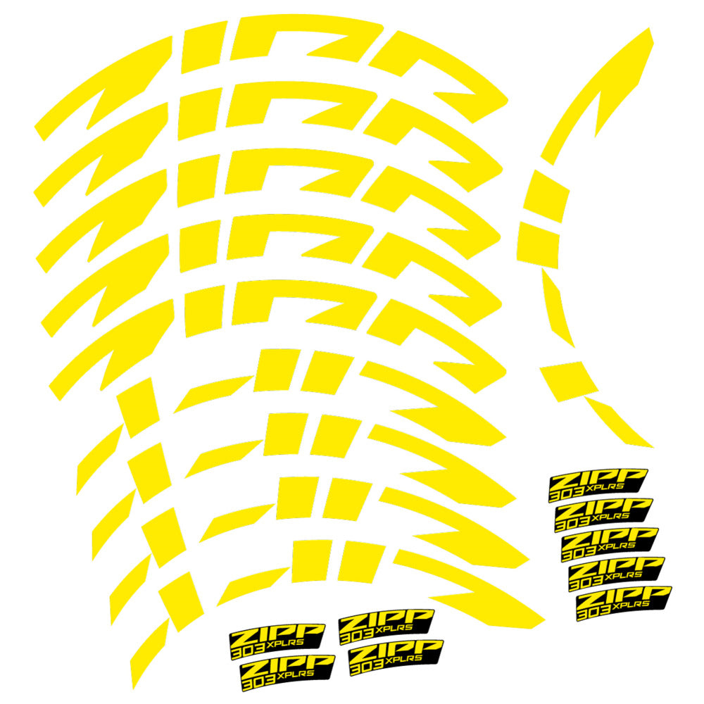 Compatible Decal Zipp 303 XPLR S, Road Wheel, bike sticker vinyl