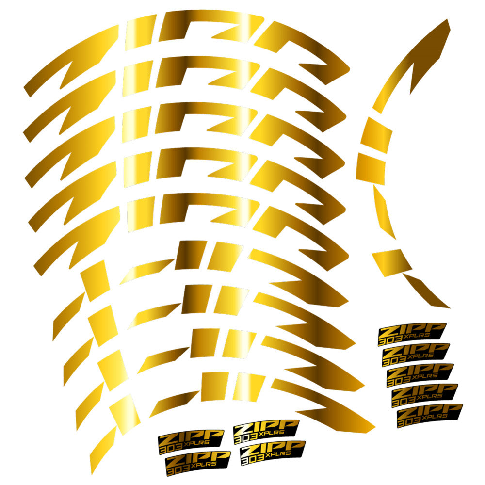 Compatible Decal Zipp 303 XPLR S, Road Wheel, bike sticker vinyl