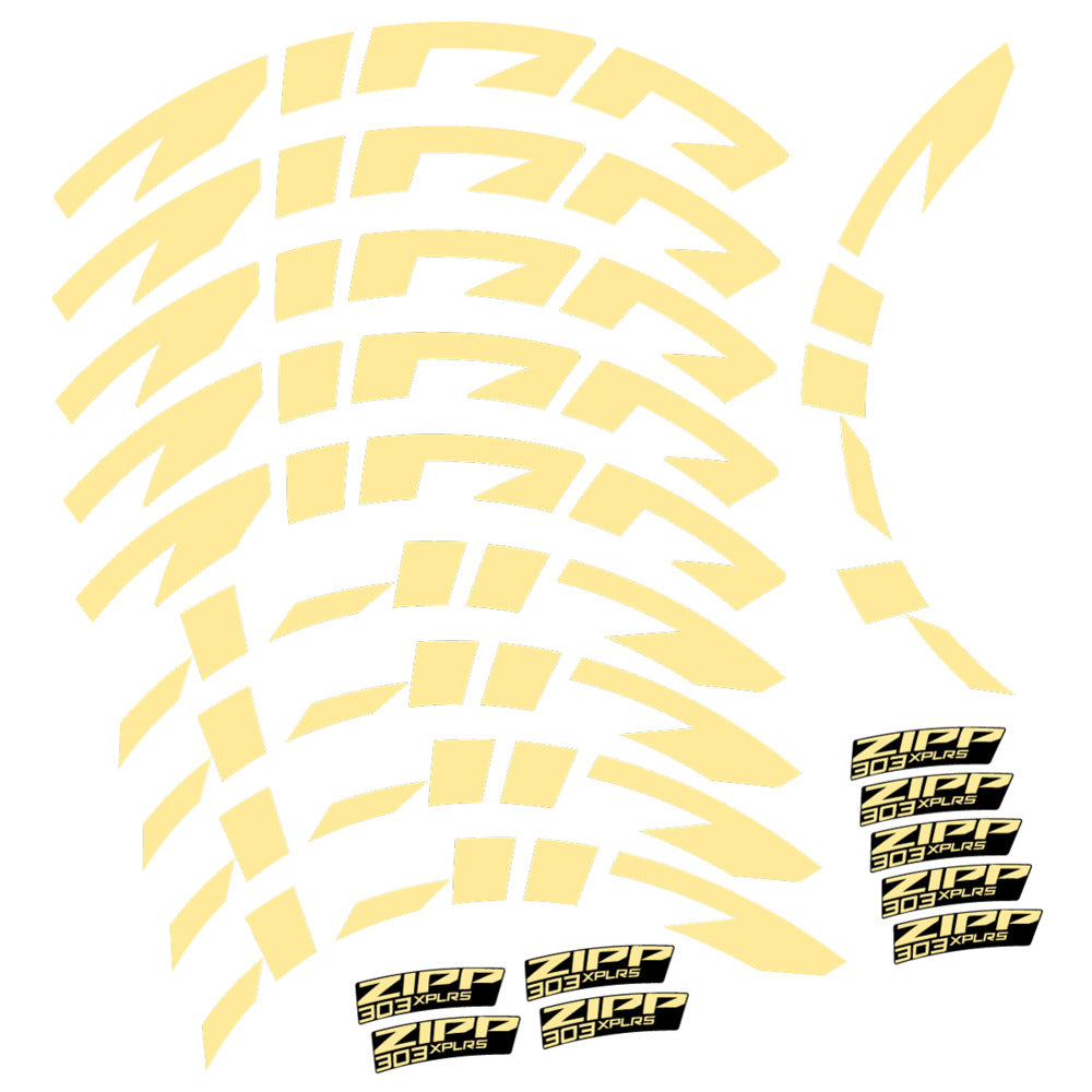 Compatible Decal Zipp 303 XPLR S, Road Wheel, bike sticker vinyl