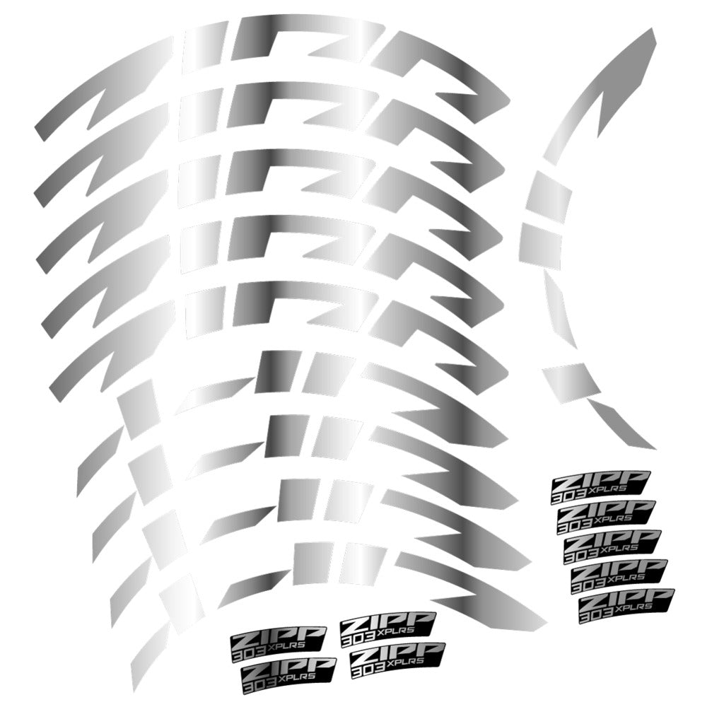 Compatible Decal Zipp 303 XPLR S, Road Wheel, bike sticker vinyl