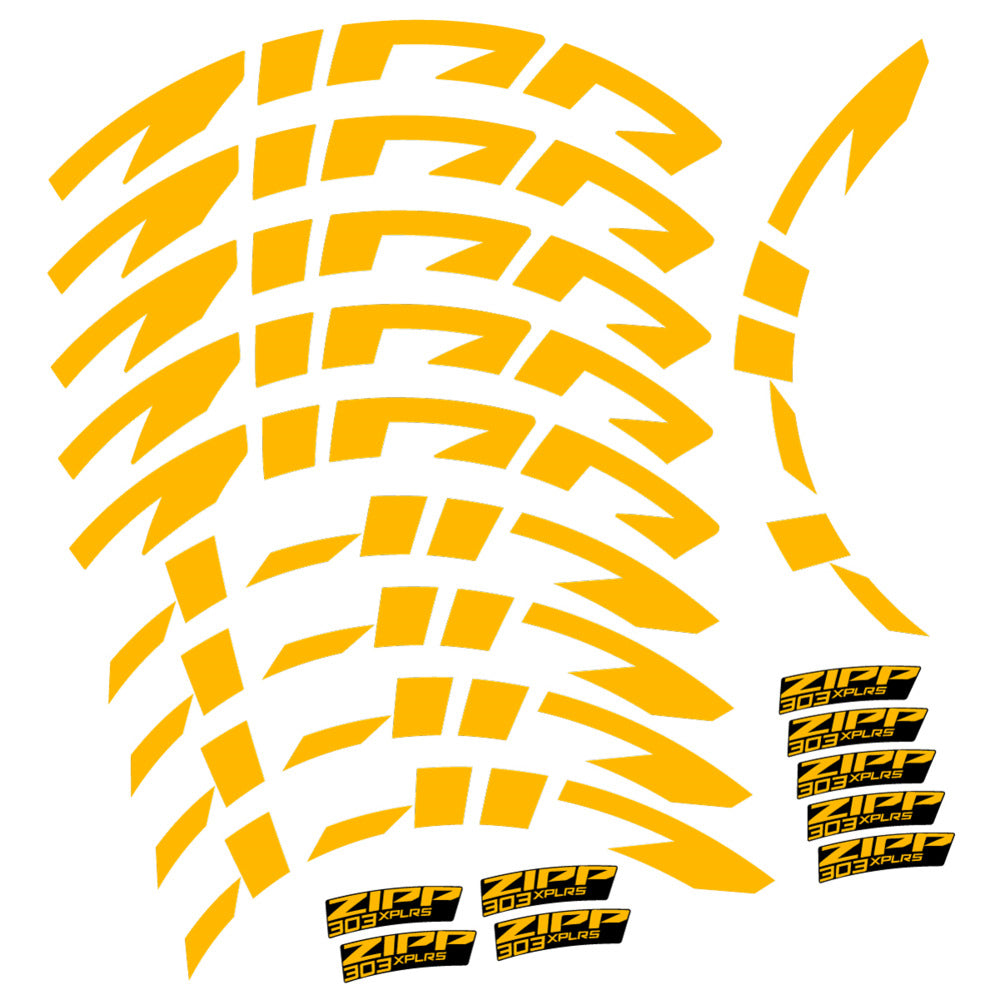 Compatible Decal Zipp 303 XPLR S, Road Wheel, bike sticker vinyl