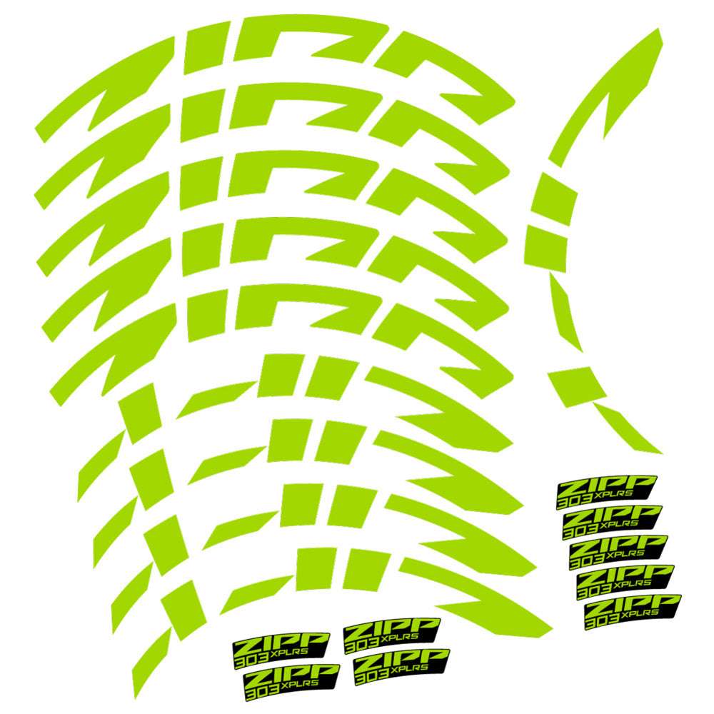 Compatible Decal Zipp 303 XPLR S, Road Wheel, bike sticker vinyl