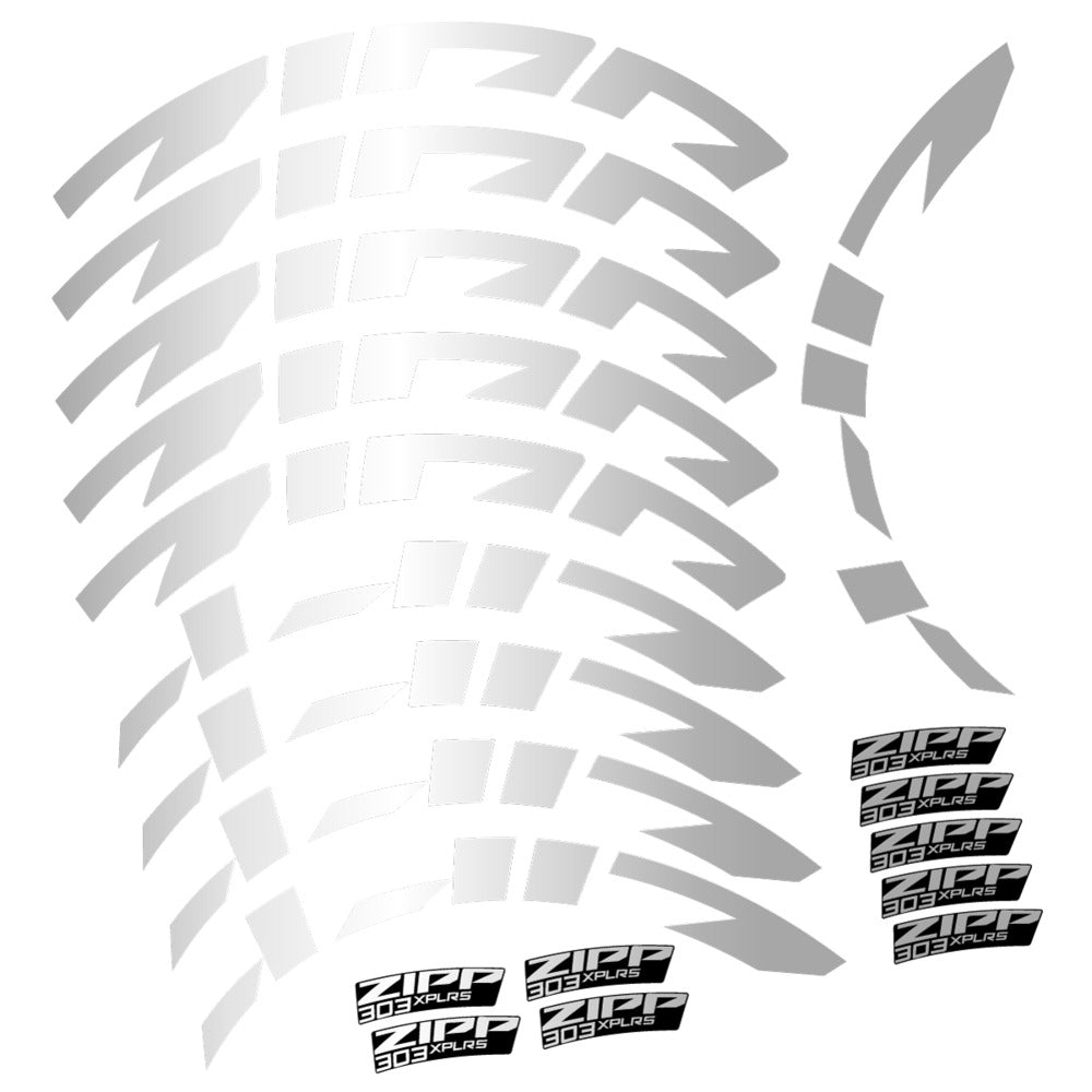 Compatible Decal Zipp 303 XPLR S, Road Wheel, bike sticker vinyl